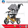 Tricycle pour enfants, poussette de bébé Type et acier, acier Matériau de cadre poussette de bébé 3-en-1